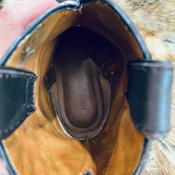 NINE WEST COWBOY BOOTS/BOOTIES - Picture 6 of 8